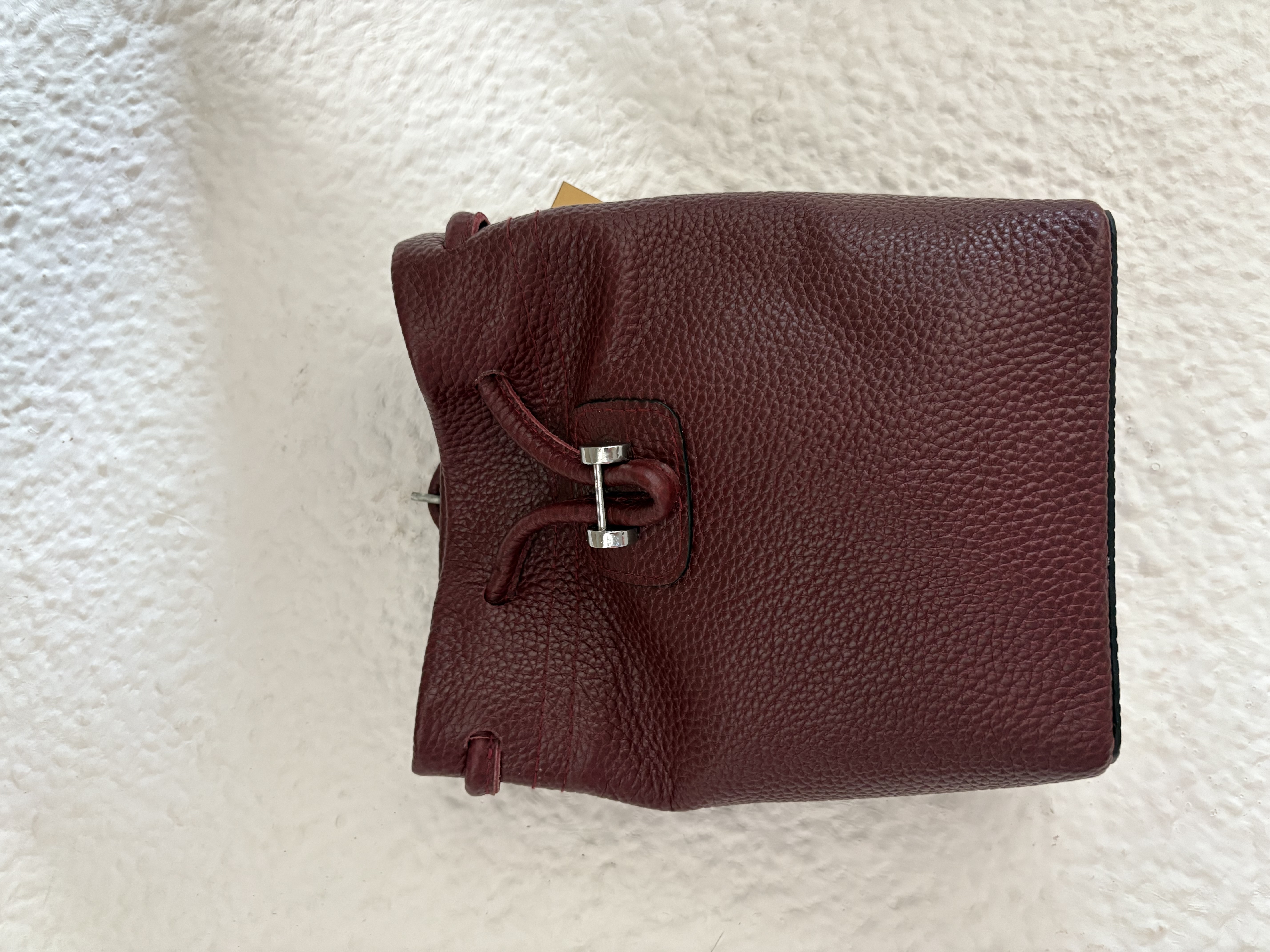 2411VBURDEOS - Bolso de cuero
