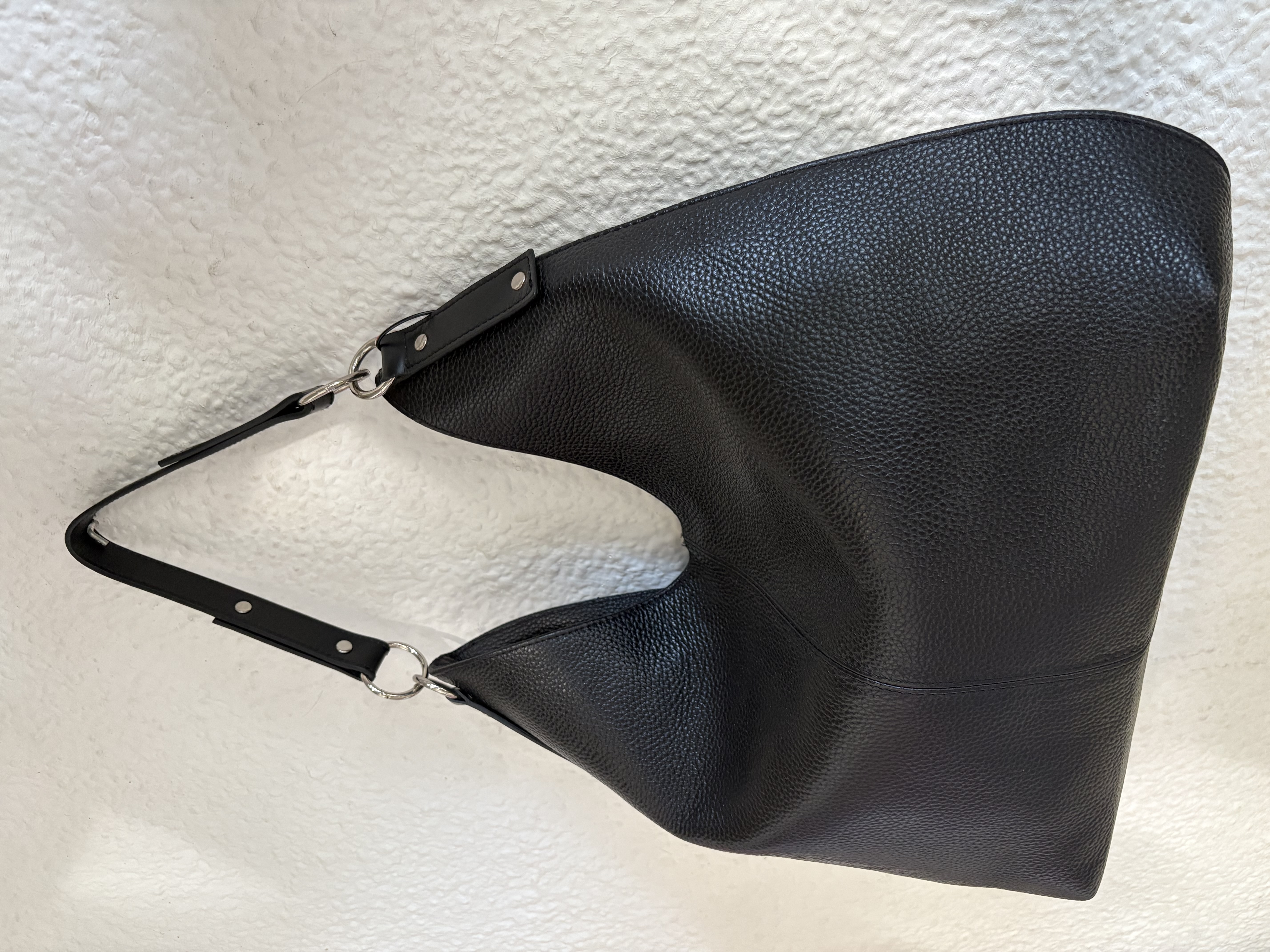 2414VN - Bolso de cuero negro