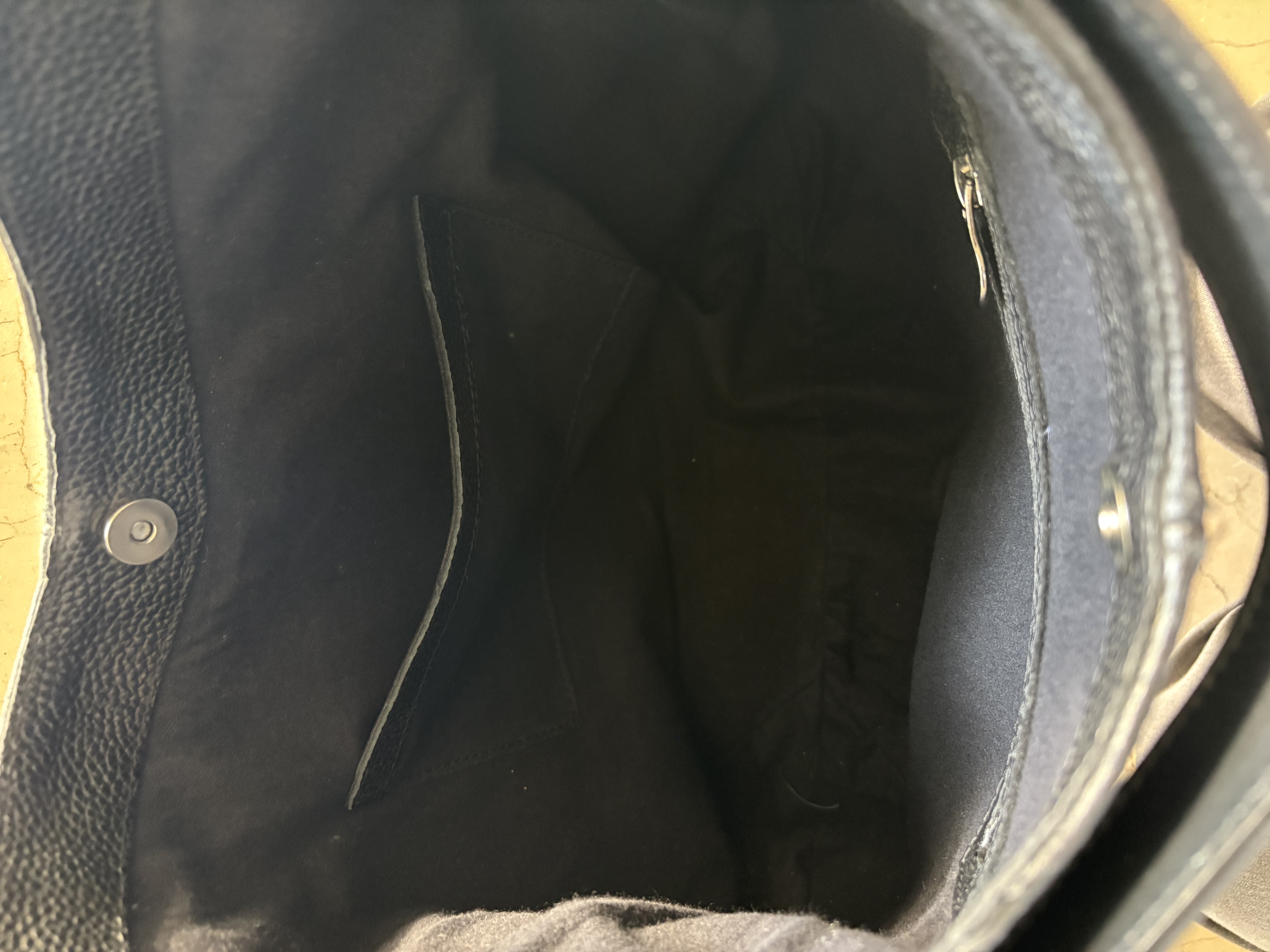 2414VN - Bolso de cuero negro