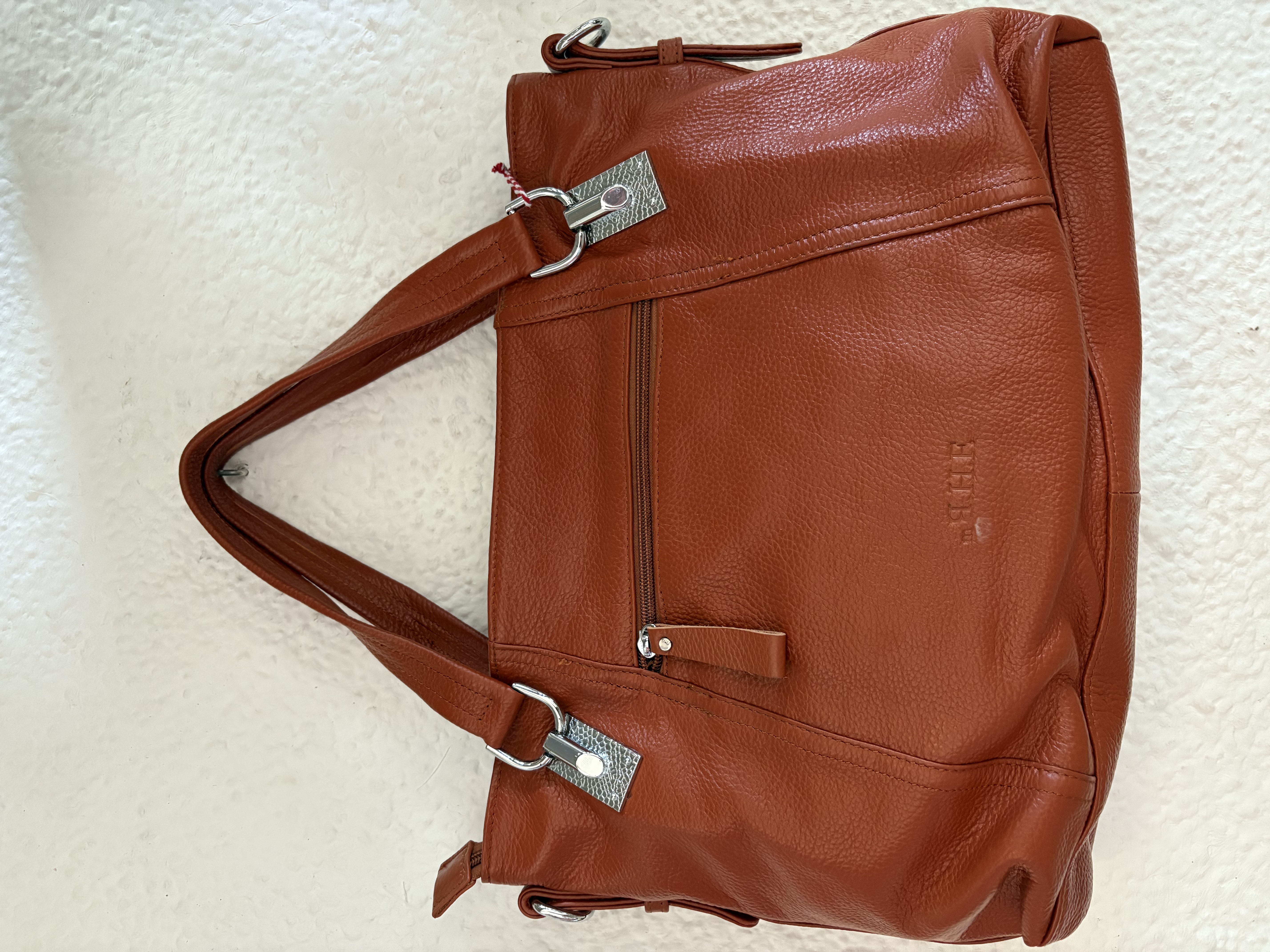 B1134 - Bolso de cuero marrón