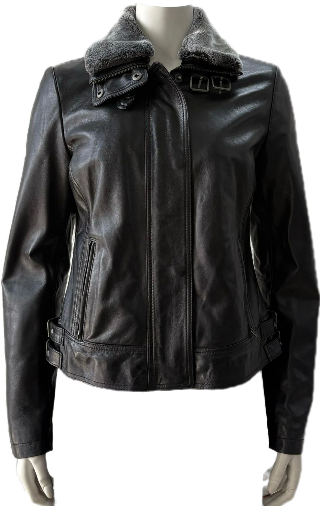 1927 - Chaqueta de cuero negra