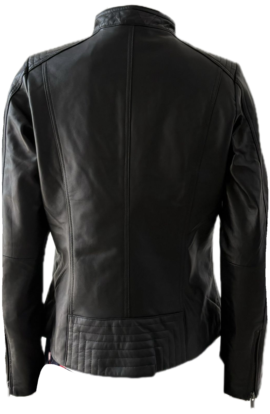 6556 - Chaqueta de cuero negra