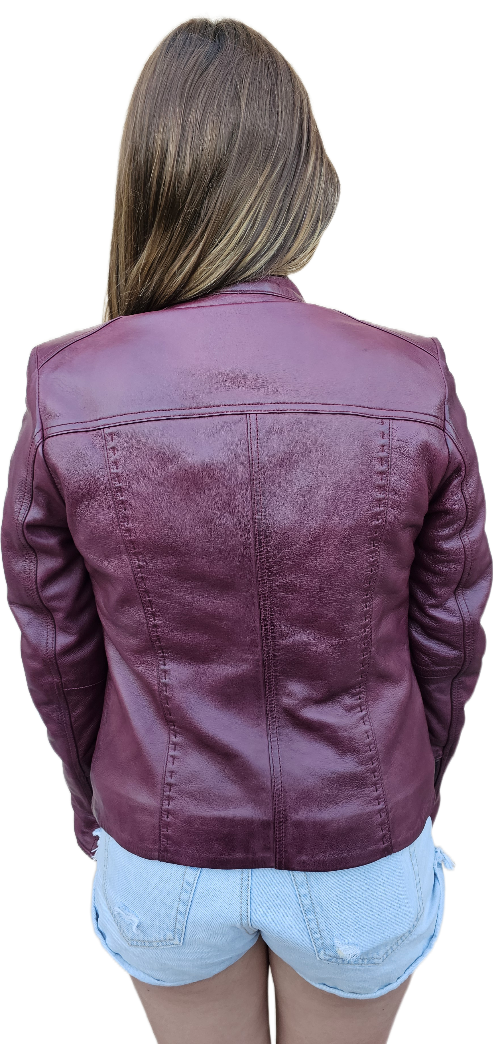 ZOE - Chaqueta de cuero