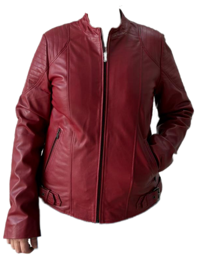 DAVIU - CAZADORA NAPA COLOR ROJA
