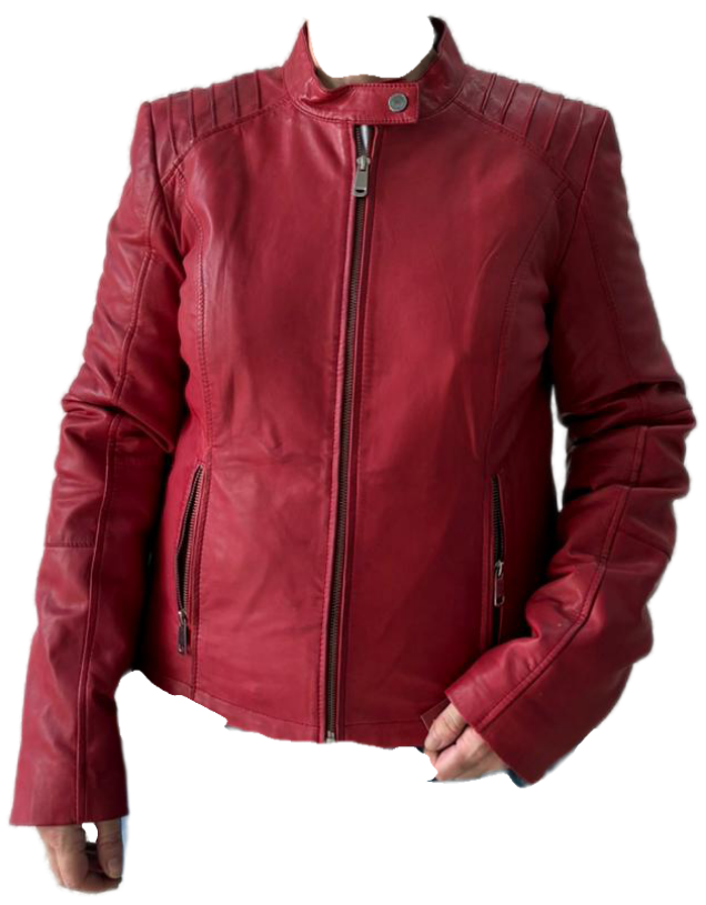 1802 - Chaqueta de Cuero Roja