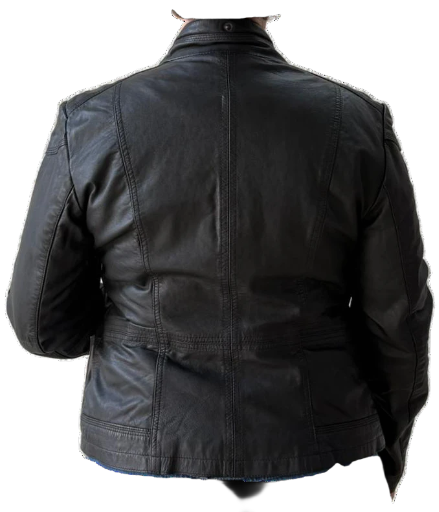 62272 - CAZADORA LISA NEGRO