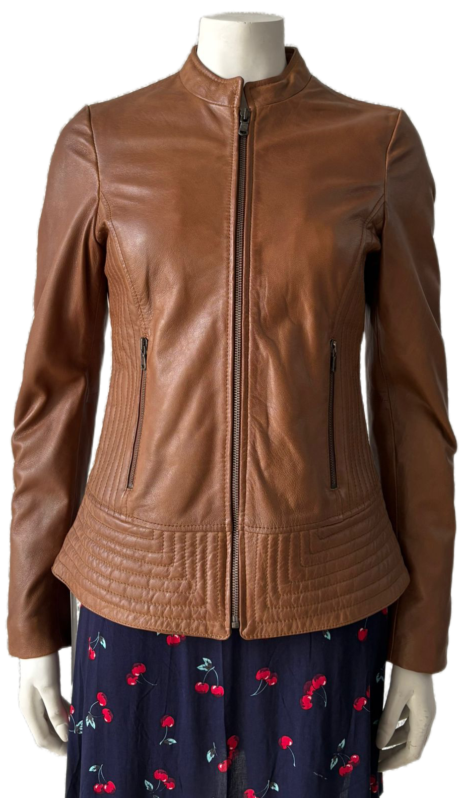 1930 - Chaqueta de cuero marrón