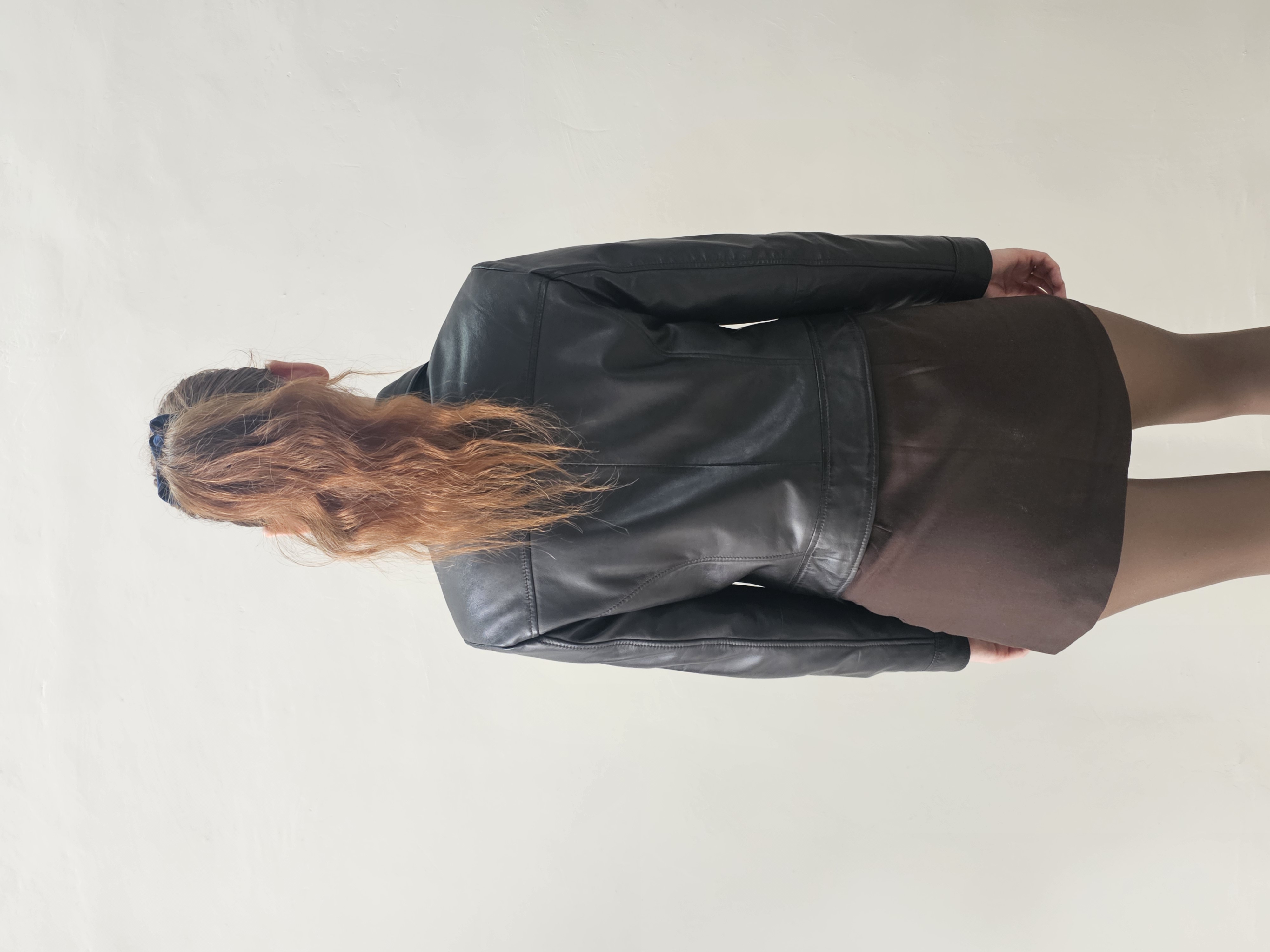 1007   CAZADORA MUJER CORTA CON CUELLO CAMISERO