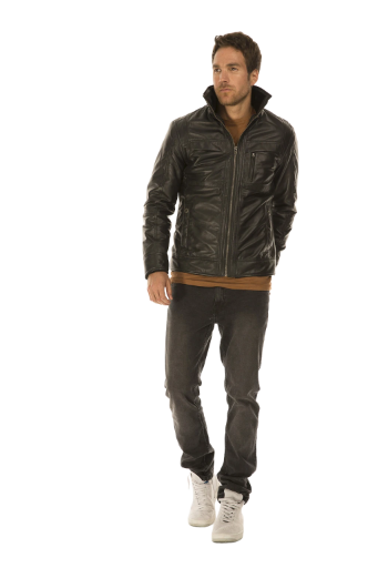 URAL - CAZADORA HOMBRE NAPA NEGRO