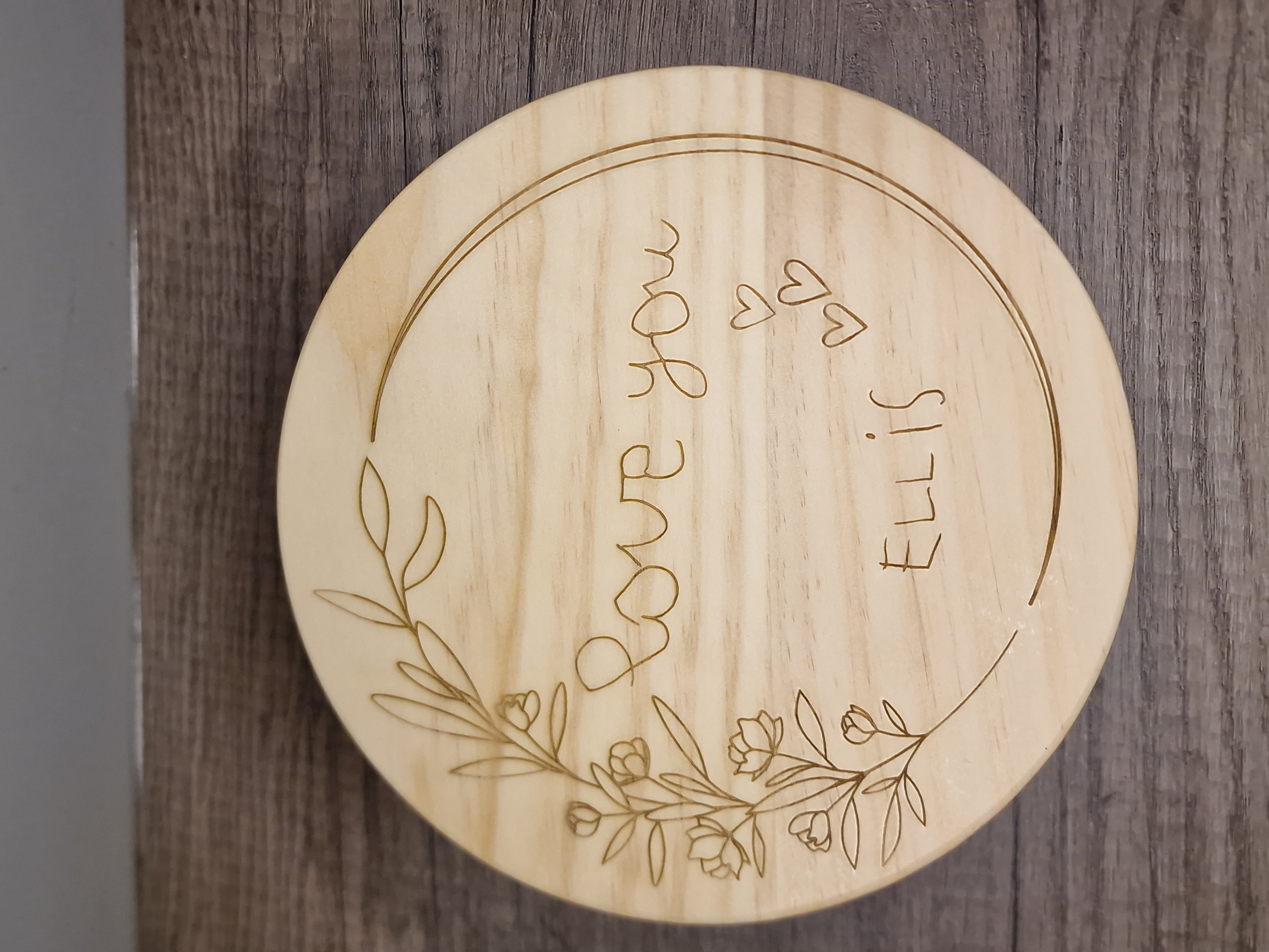 Kaars met persoonlijke boodschap