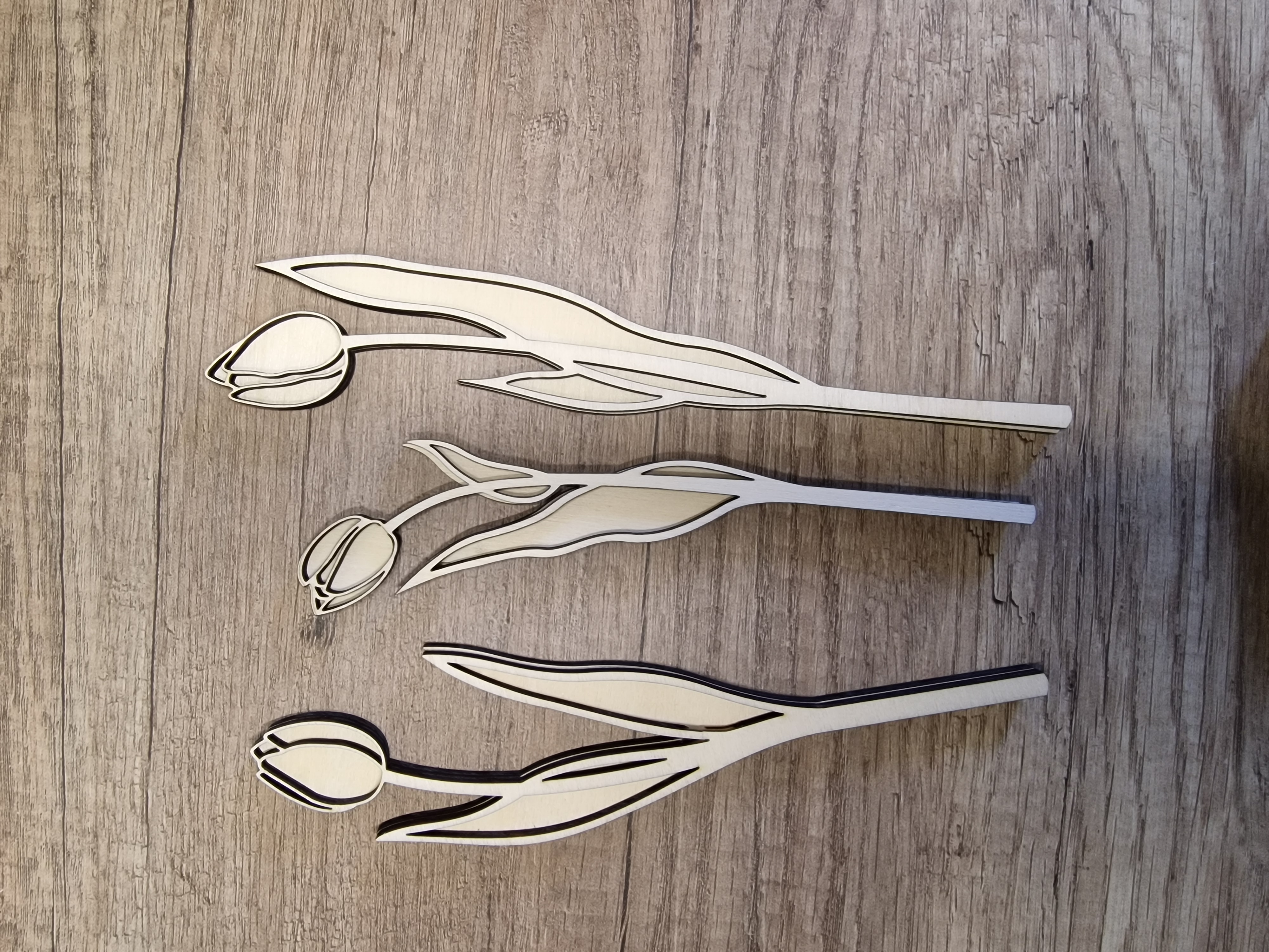 Tulp (reliêf 2 lagen)