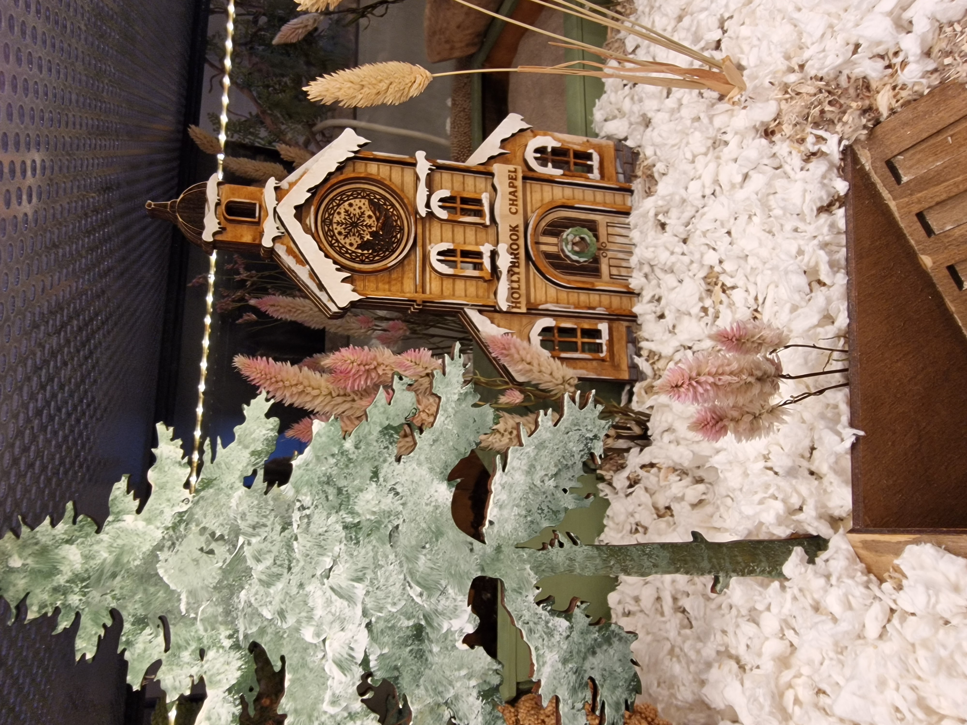 Set van 3 winterbomen