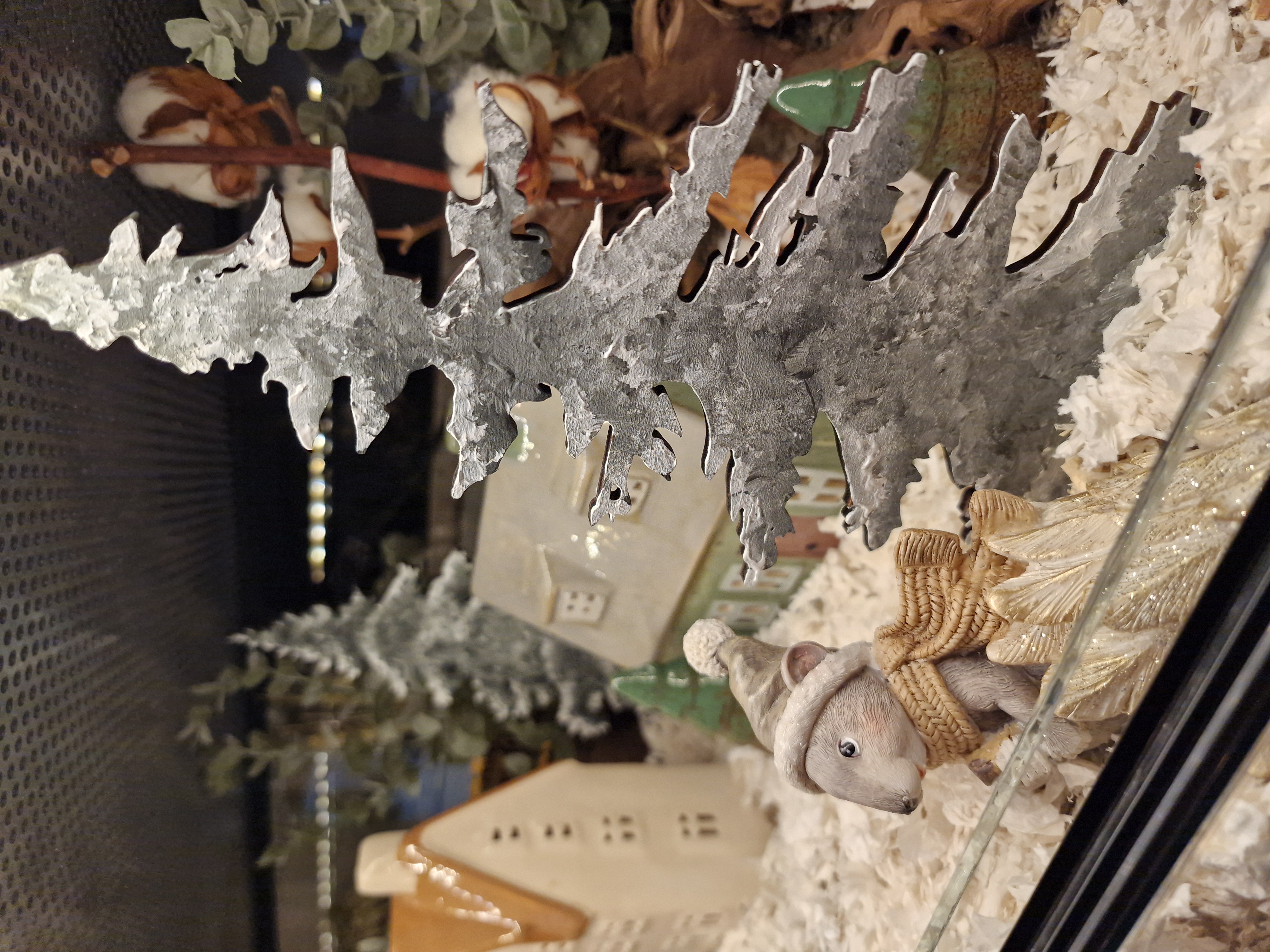 Set van 3 winterbomen