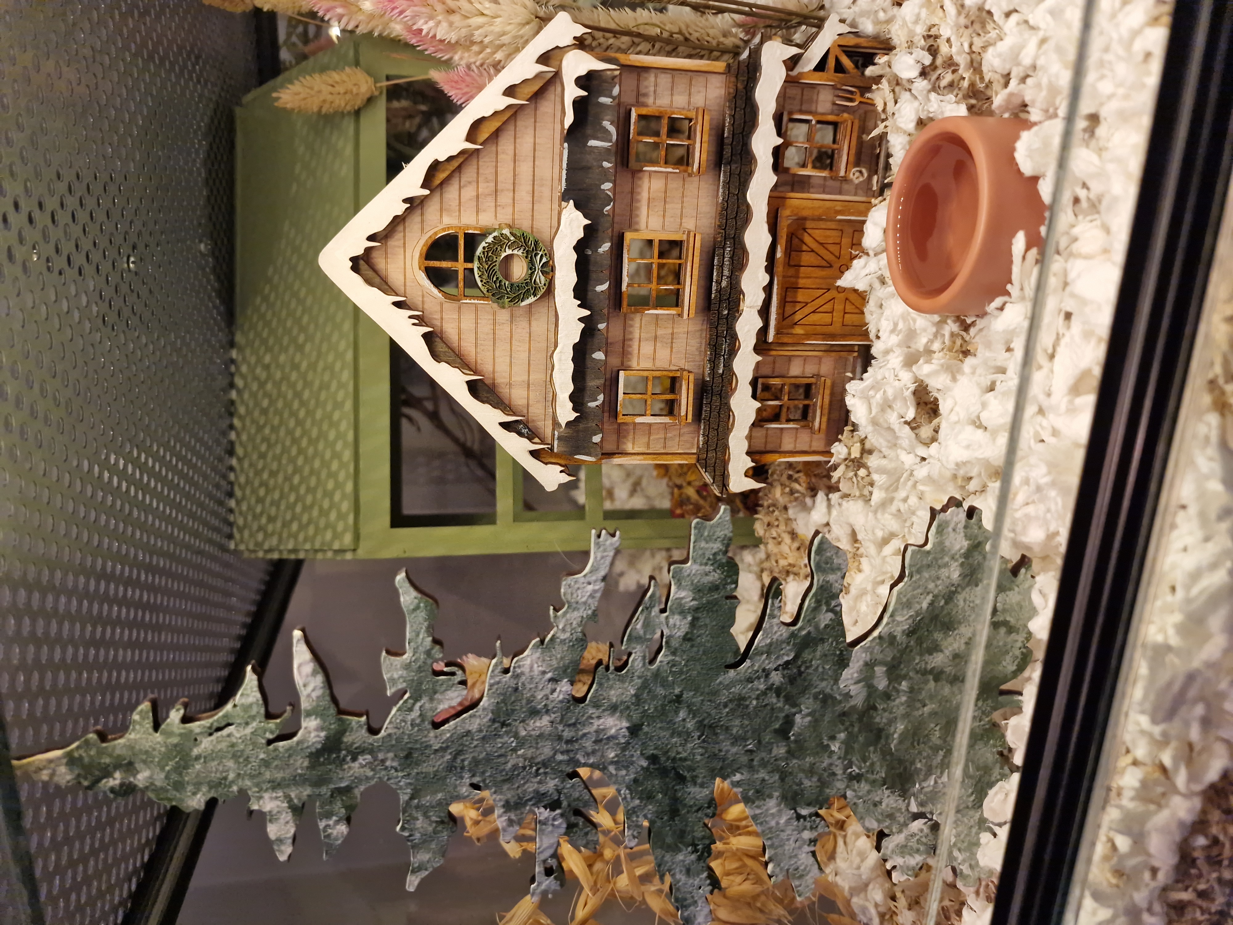 Set van 3 winterbomen