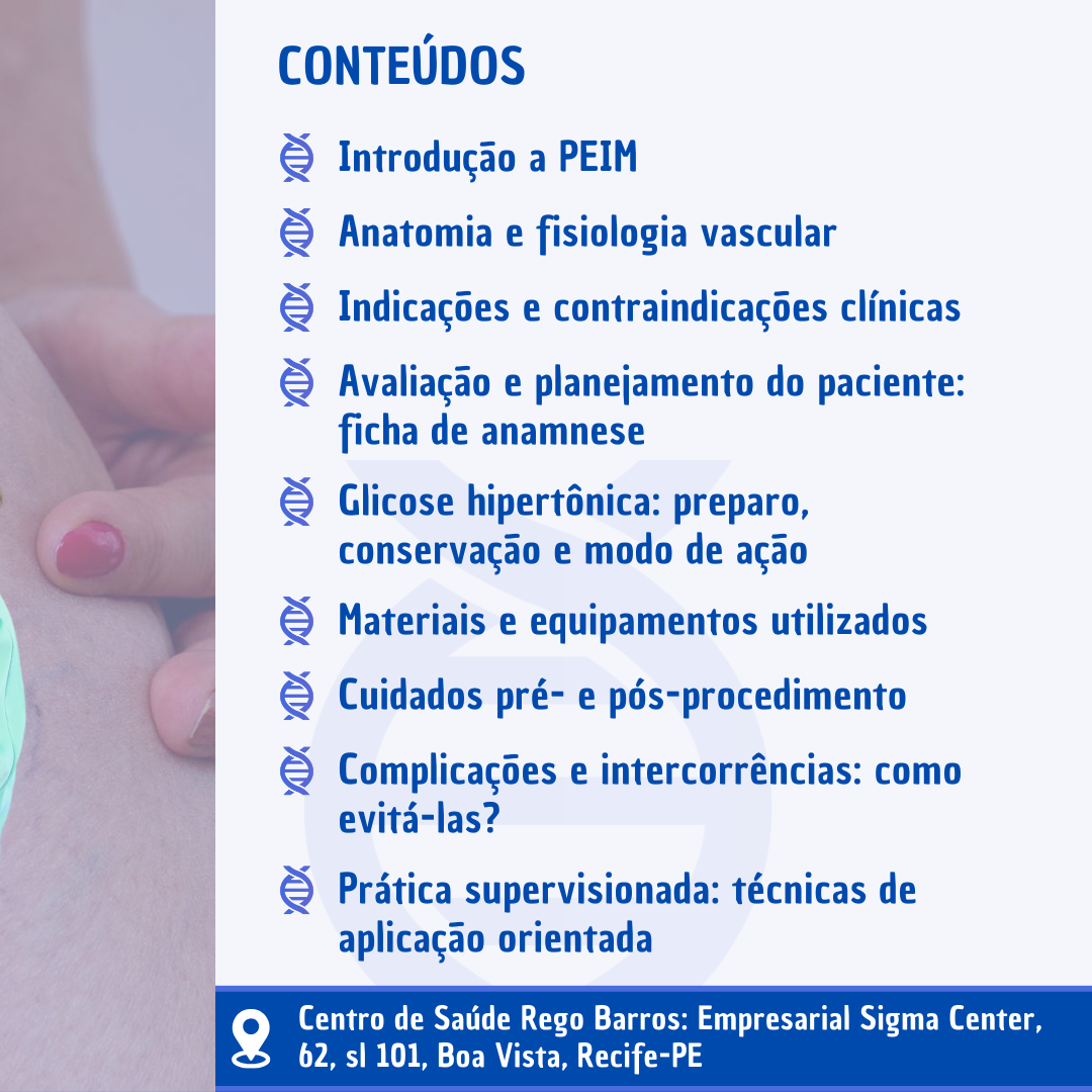Mentoria P.E.I.M. (Procedimento Estético Injetável para Microvasos) 5ª edição