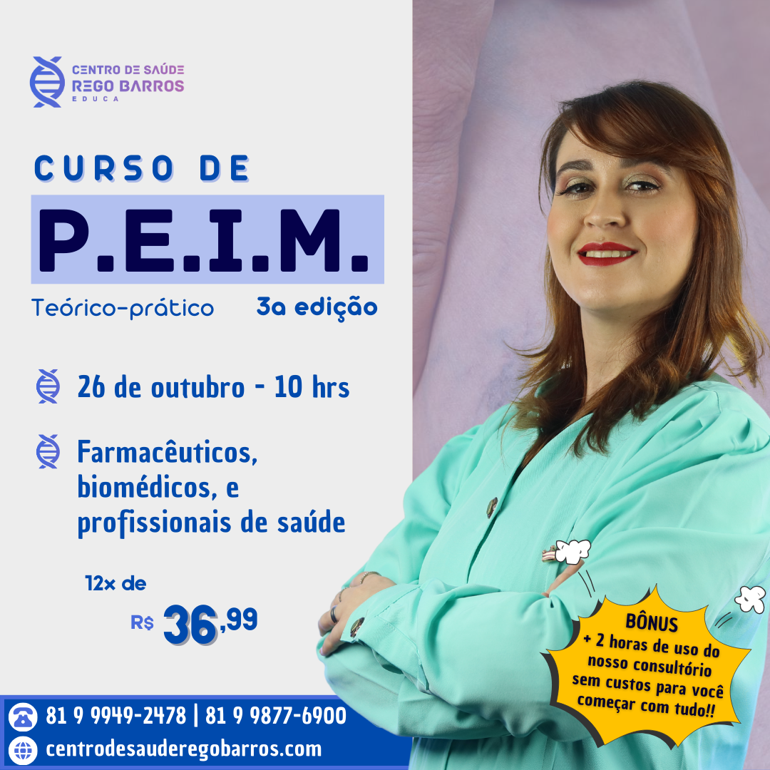 3ª edição do Curso VIP de P.E.I.M. (Procedimento Estético Injetável para Microvasos)