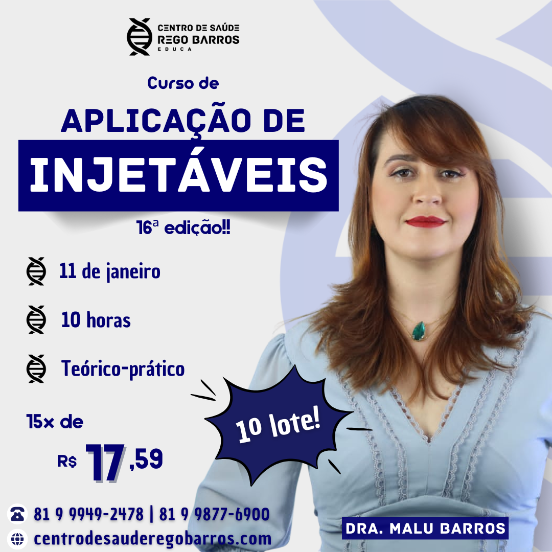 Curso de Aplicação de Injetáveis 16ª edição