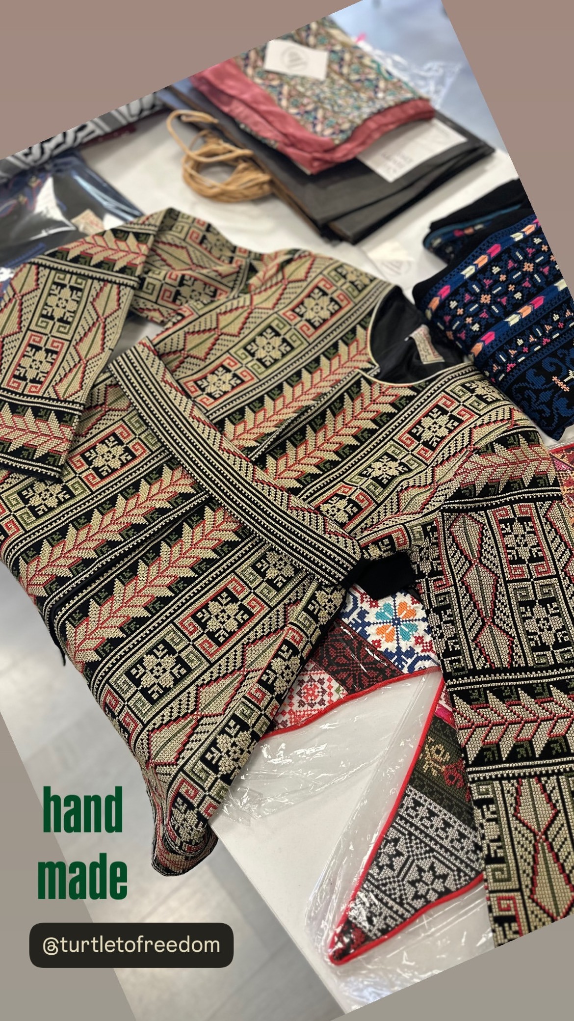 Heritage Inspired Palestinian Gillet