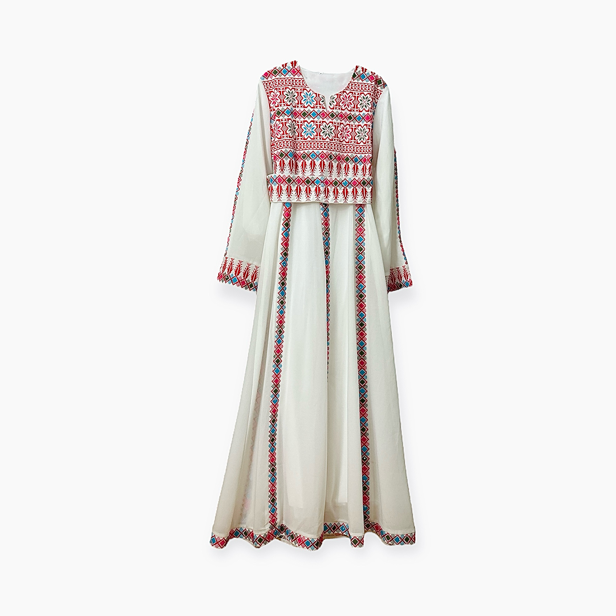 Traditional Embroidered Long Dress