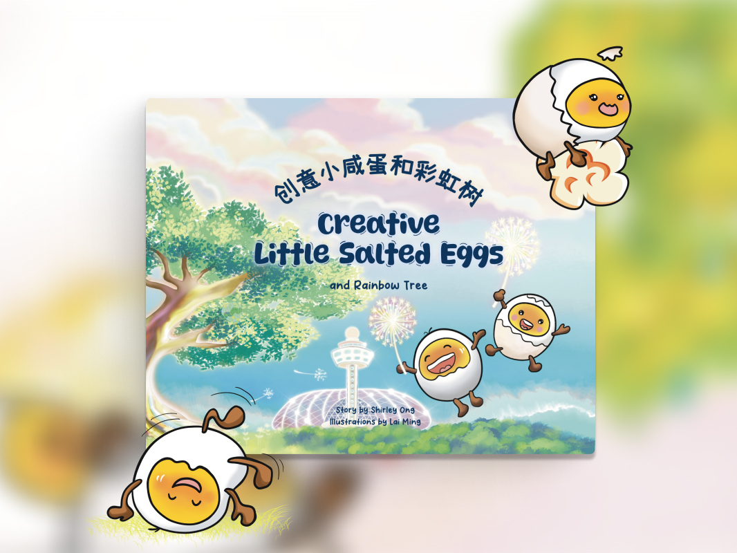 Creative Little Salted Eggs and Rainbow Tree