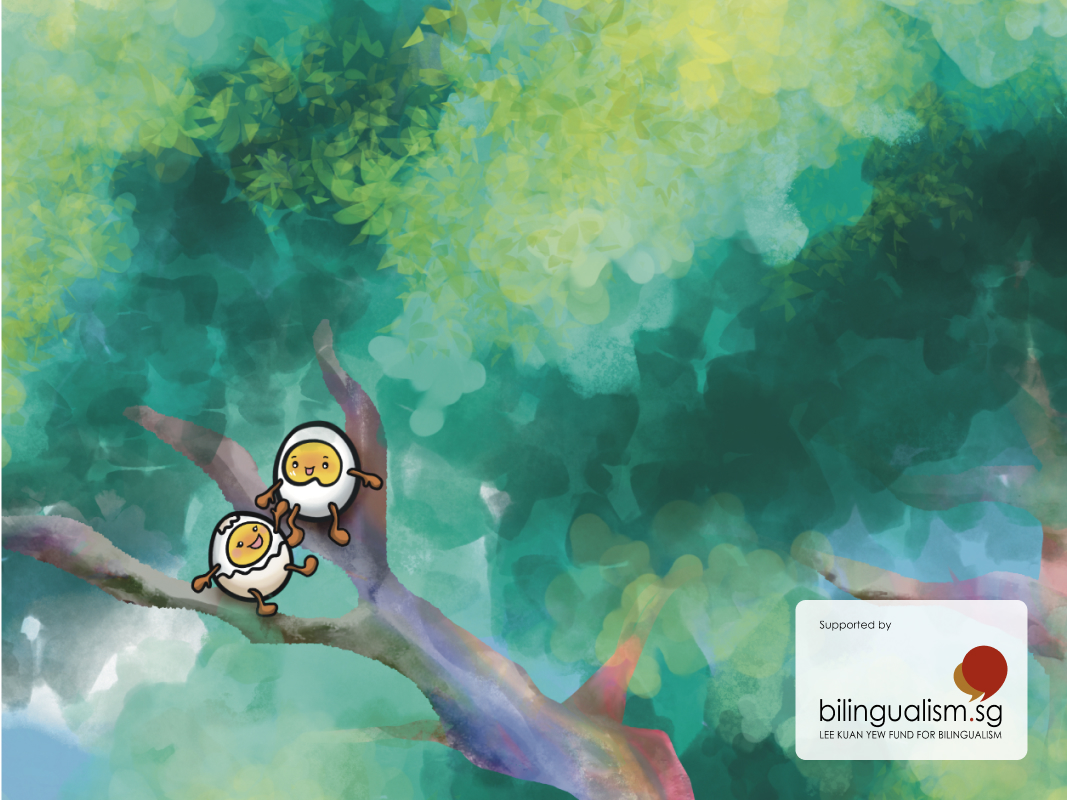 Creative Little Salted Eggs and Rainbow Tree