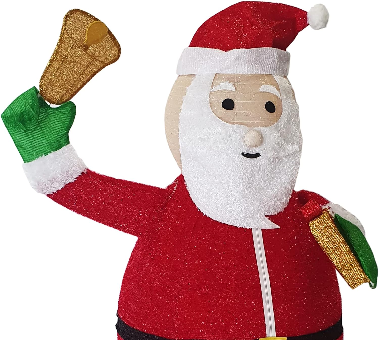 DMS LED Weihnachtsmann Weihnachtsfigur mit 200 LEDs Weihnachtsbeleuchtung - Inkl. Versand