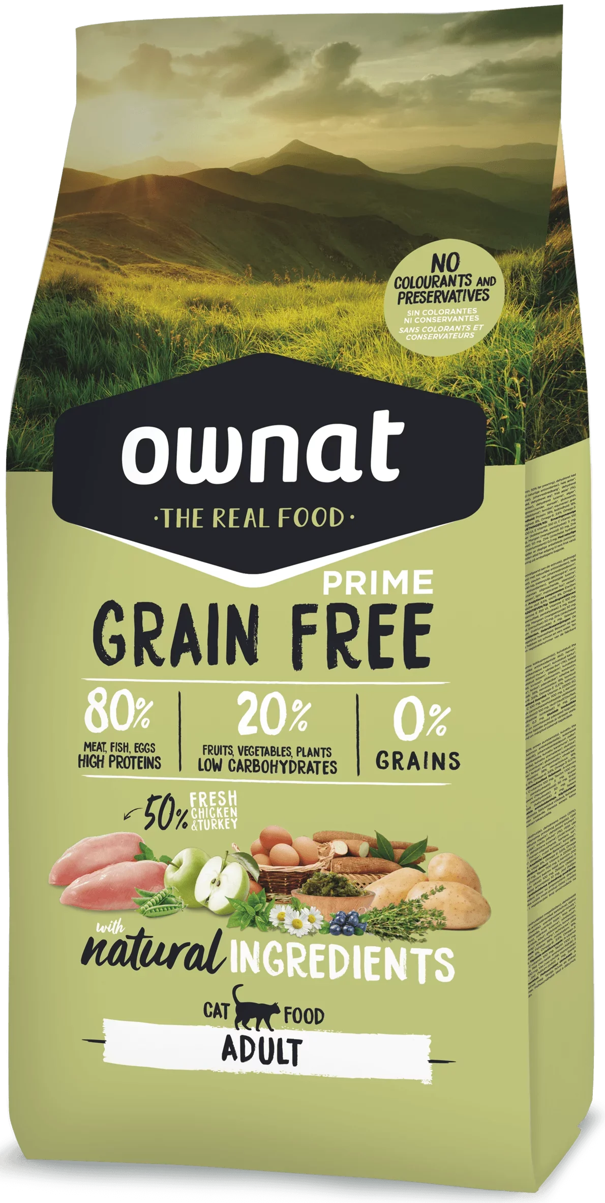 OWNAT Grain Free Prime Adult 8 Kg