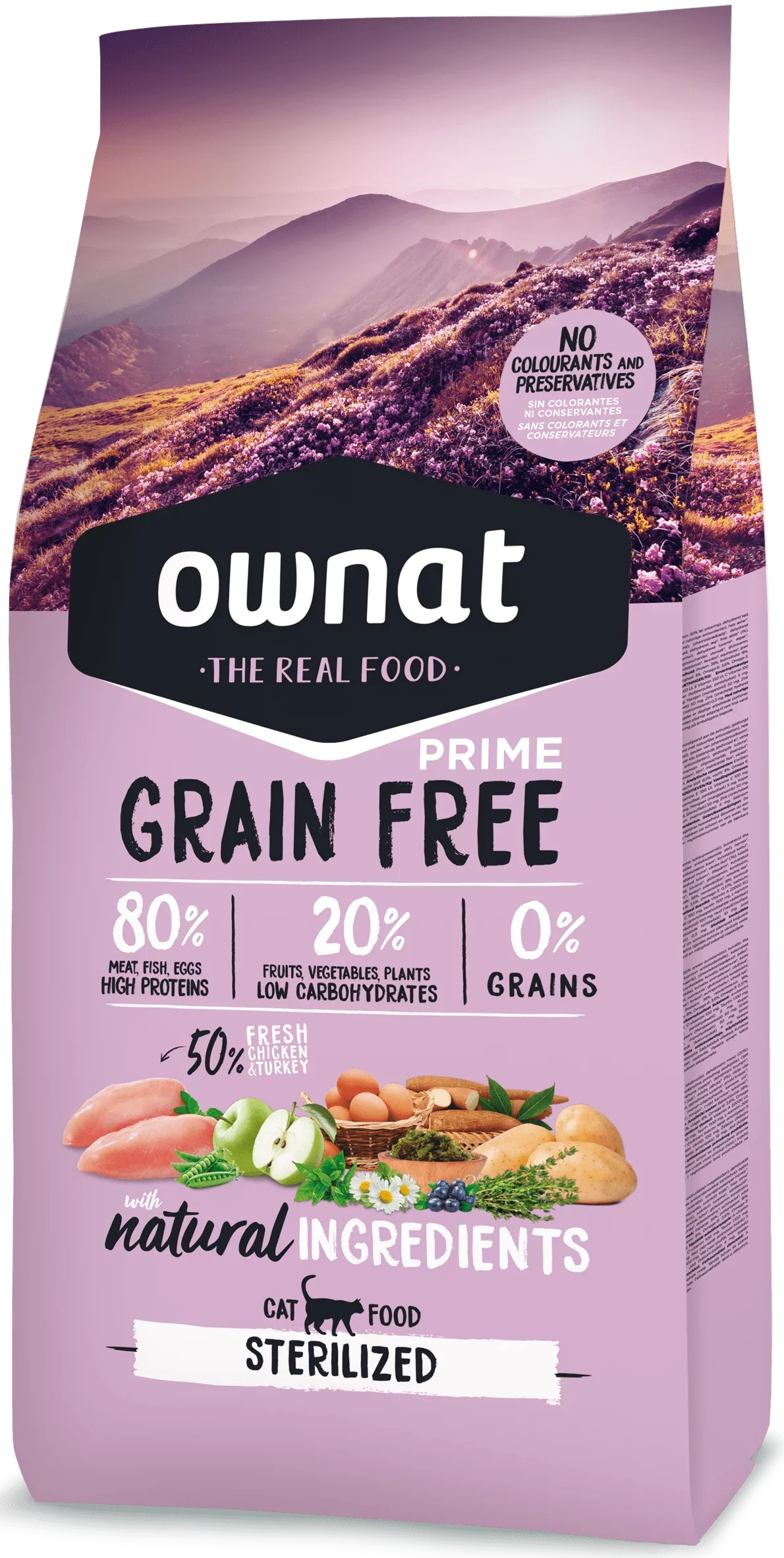 Ownat Grain Free Prime Sterilized 8 Kg