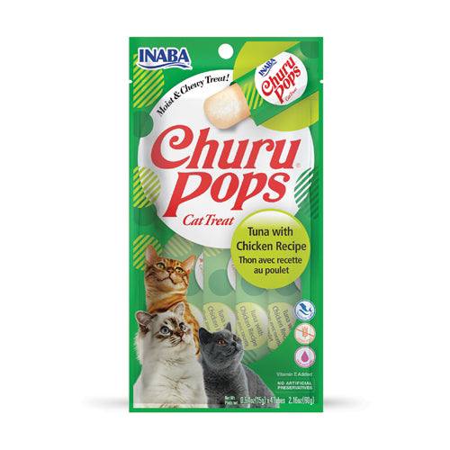 FRIANDISES CHURU POPS Recette de thon au poulet (15gx4)