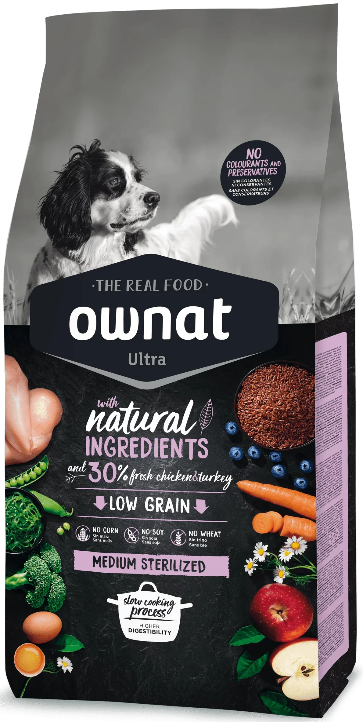 Ownat Ultra Low Grain Medium Sterilised 14 KG