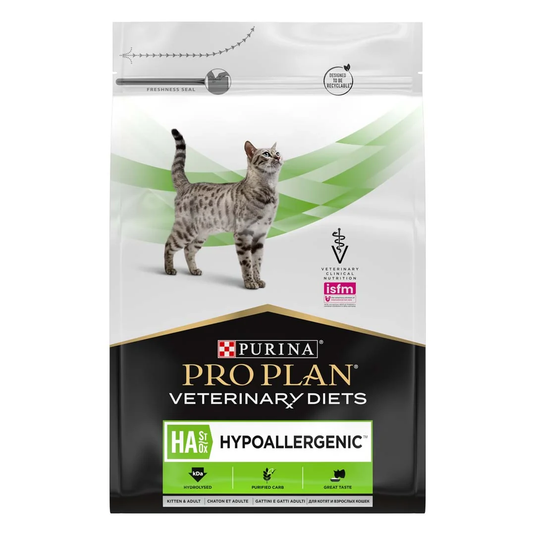 Pro Plan® Veterinary Diets Hypoallergenic - Chat sujets à l'Allergie Alimentaire 1.3 Kg
