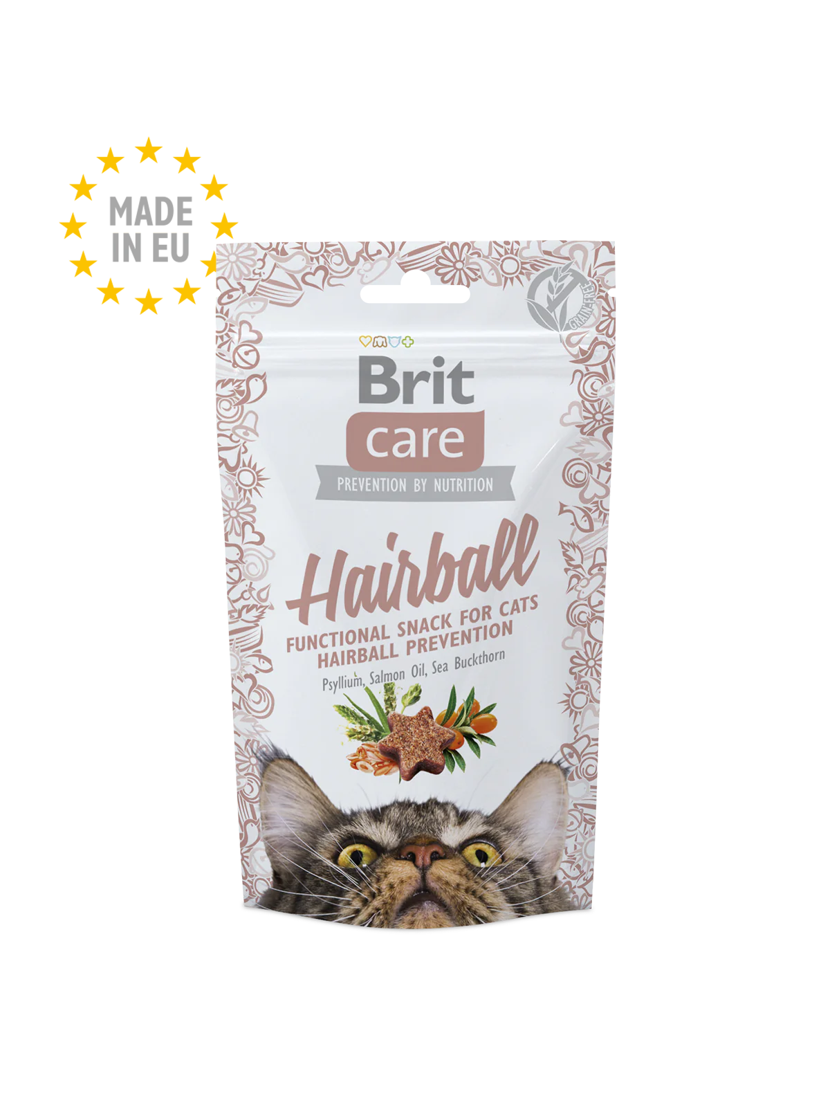 Brit Care Cat Snack Hairball/ Urinary/ Shiny Hair 50g