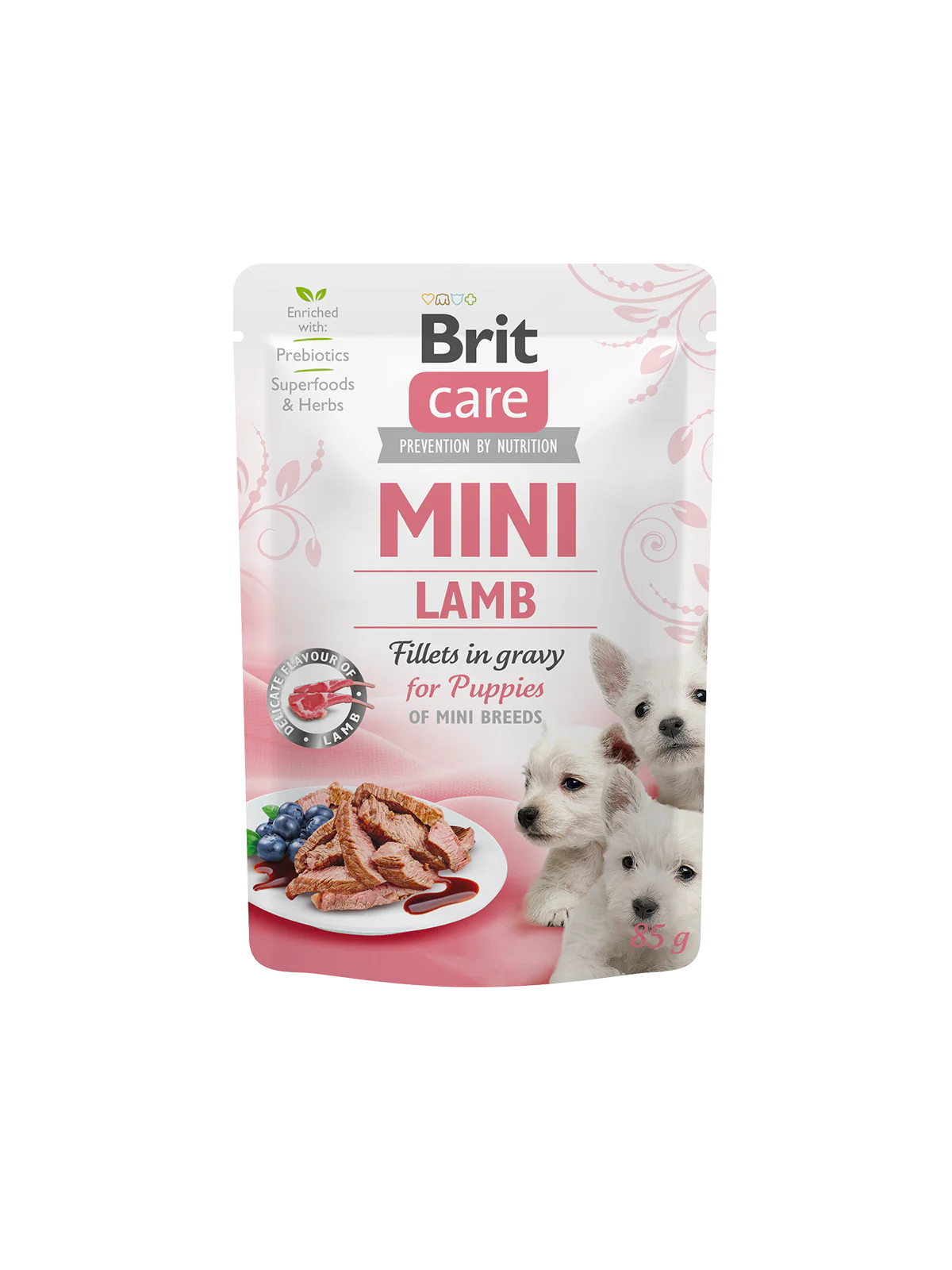 Brit Care Mini Lamb fillets in gravy for puppies 85 G