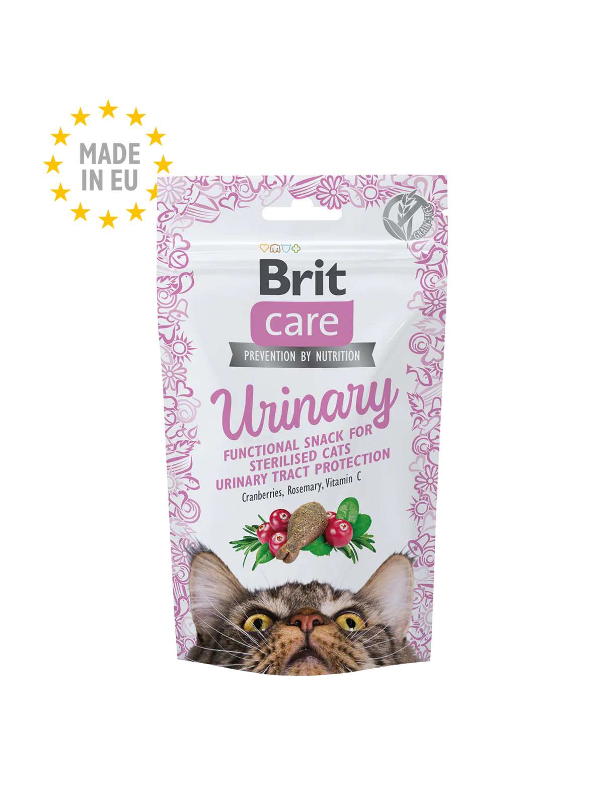 Brit Care Cat Snack Hairball/ Urinary/ Shiny Hair 50g
