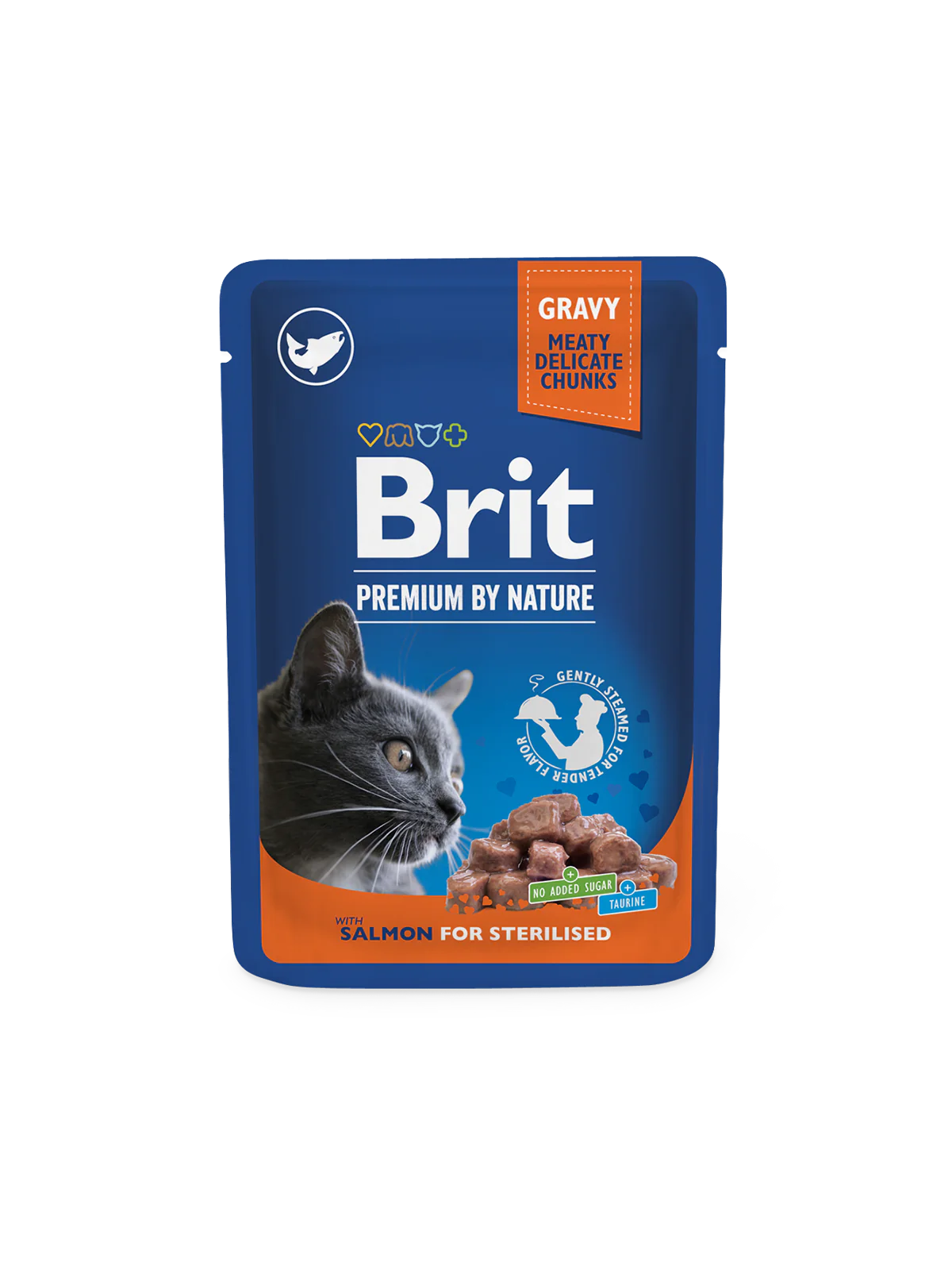 Brit Chunks for Sterilised Cats 100 G