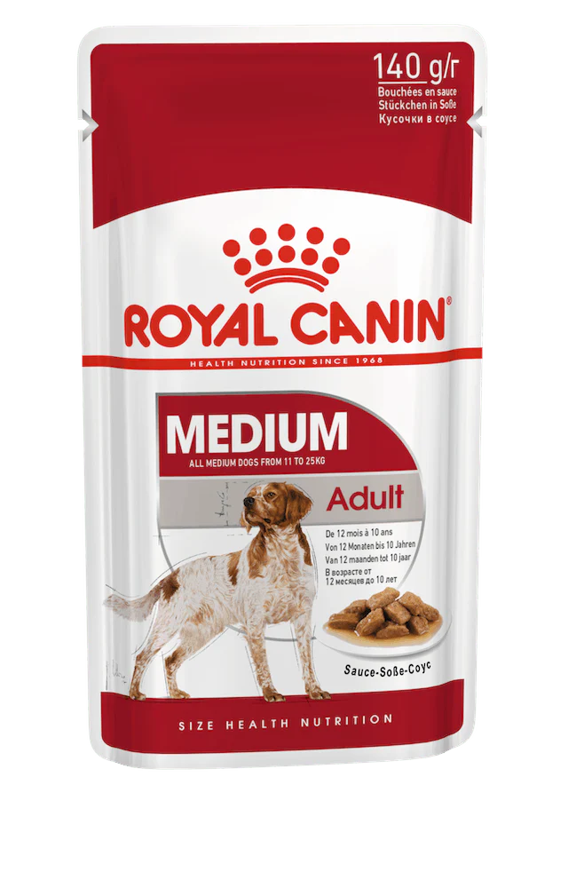 Royal Canin Medium Adult en sauce 140g