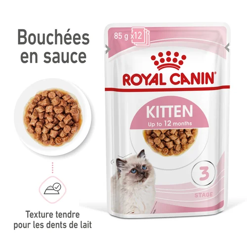 Royal Canin Kitten Sauce - Sachet fraîcheur pour chaton 85 G