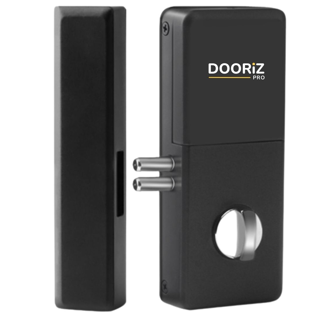Dooriz PRO1 Cerradura invisible con 4 mandos a distancia y accesorios  de instalación, cierre horizontal