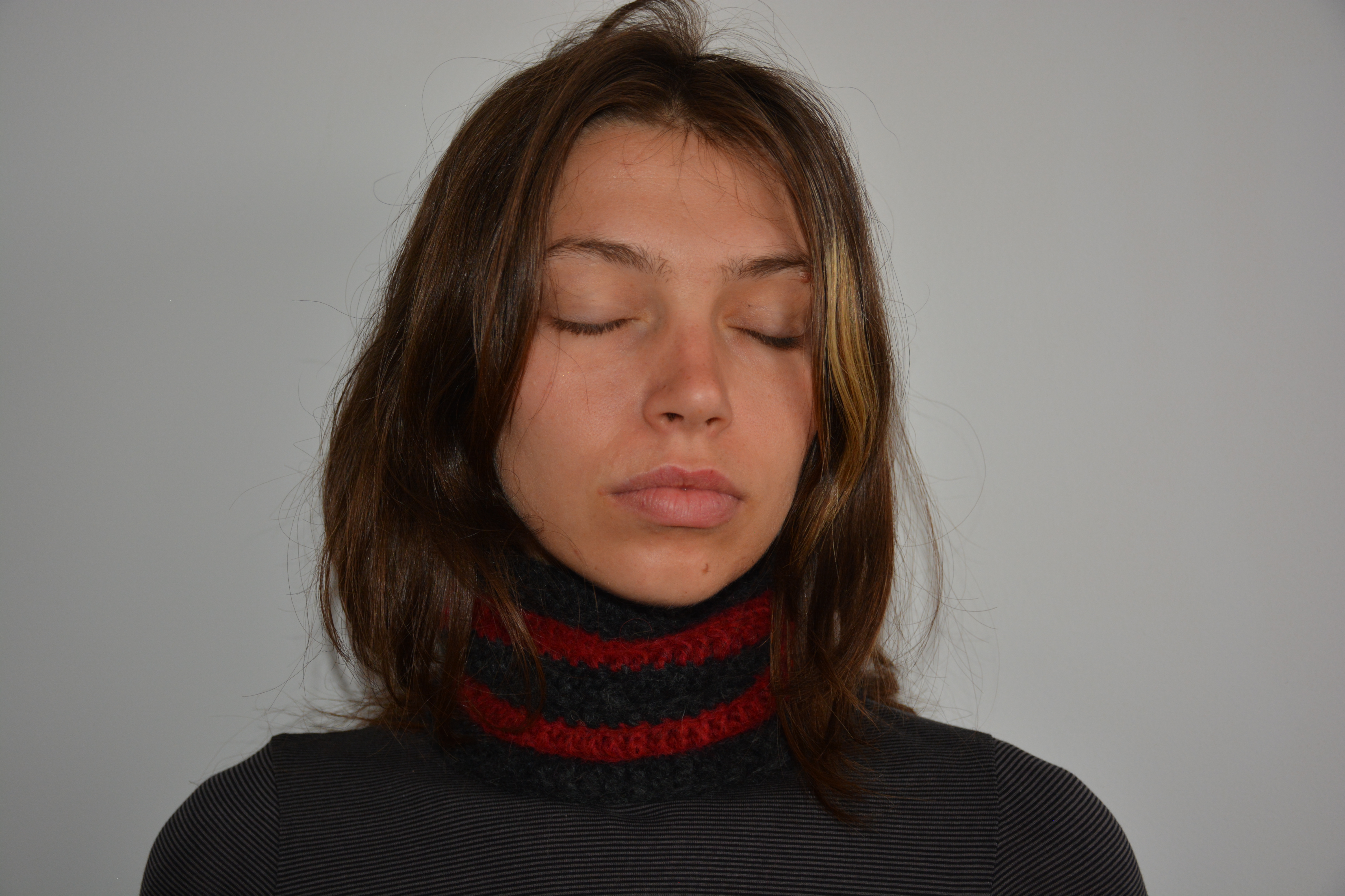 Neck warmer striped 
