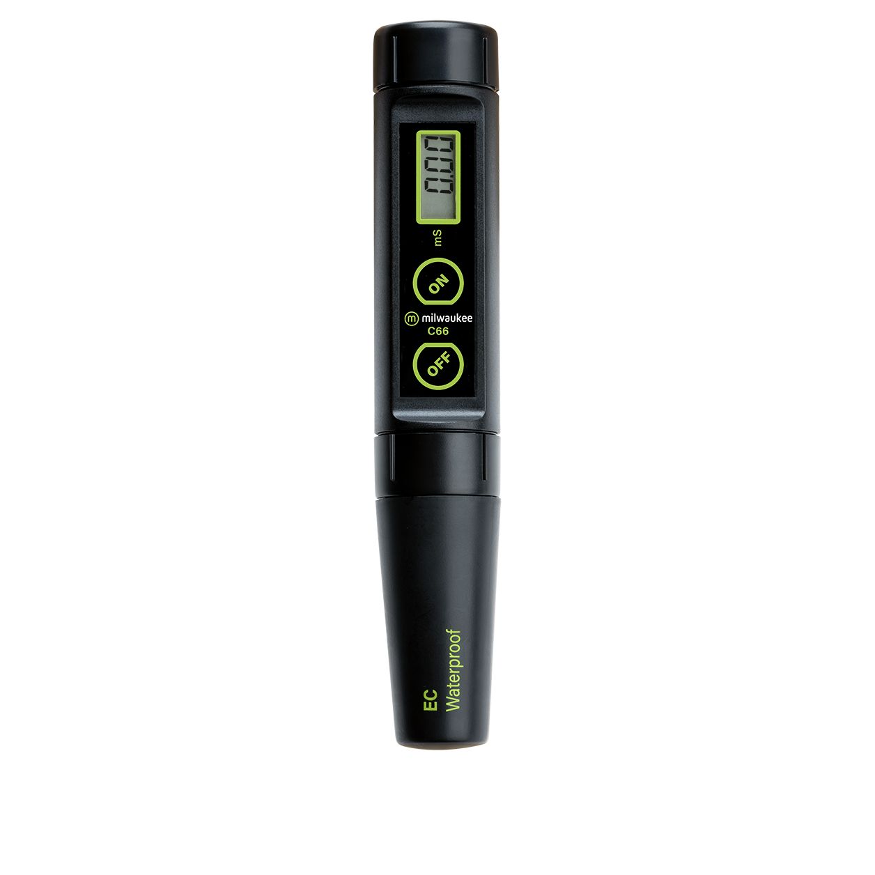 Milwaukee C66 Waterproof High Range Conductivity Pen with ATC and Replaceable Electrode