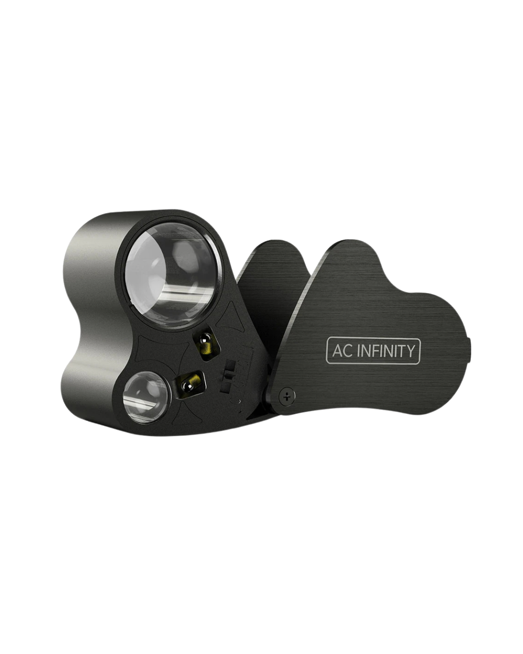 Juwelierlupe, Taschenlupe mit LED-Licht und zwei Linsen