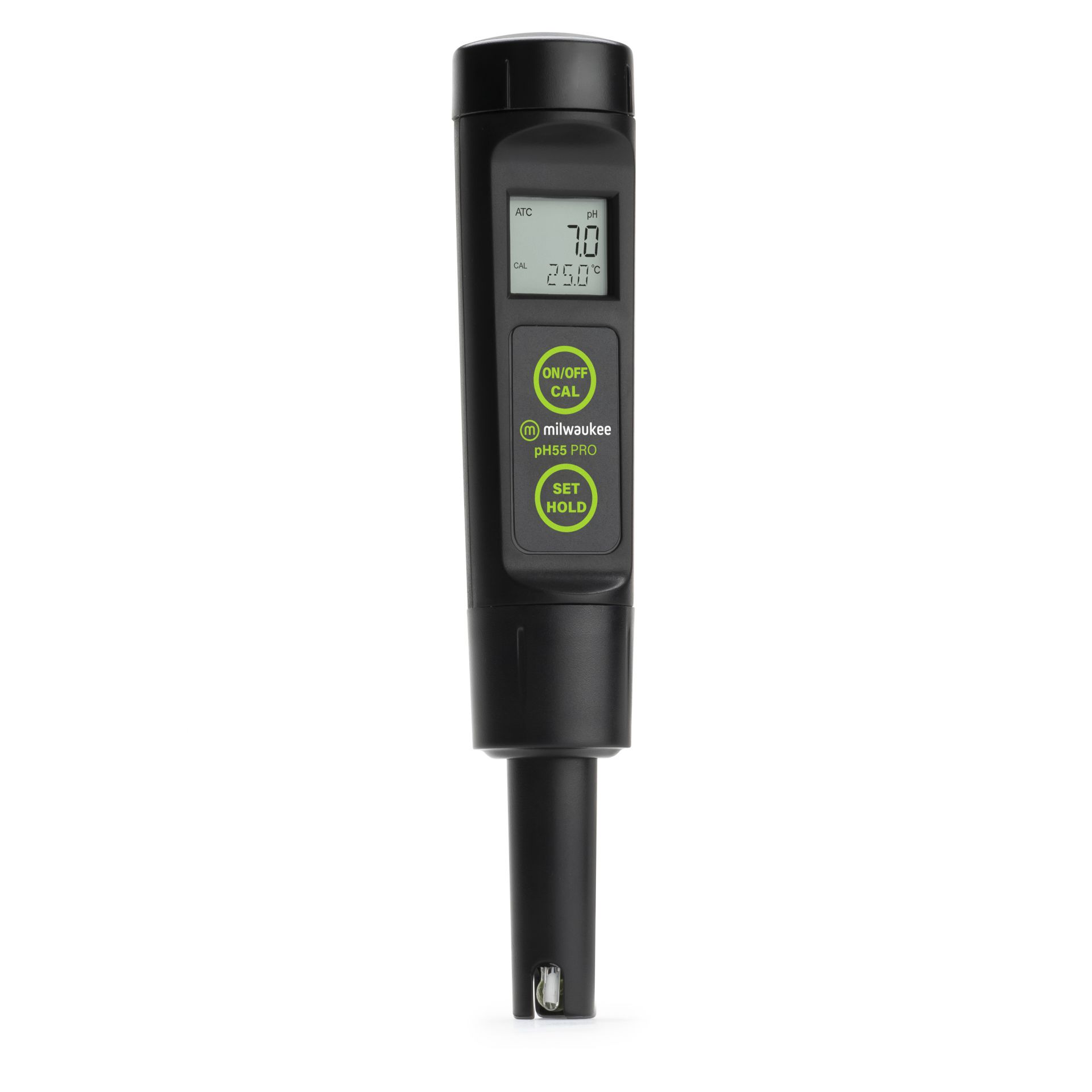 Milwaukee PH55 PRO Waterproof pH & Temperature Tester with ATC & a Replaceable Probe