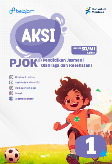 AKSI Pendidikan Jasmani Olahraga dan Kesehatan Kelas 1 Untuk SD/MI