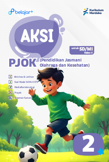 AKSI Pendidikan Pendidikan Jasmani Olahraga dan Kesehatan Kelas 2 Untuk SD/MI