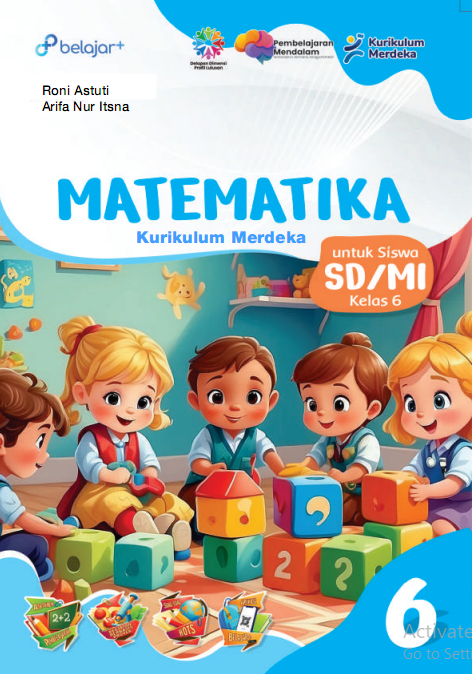 Matematika Kurikulum Merdeka Untuk Siswa SD/MI Kelas VI