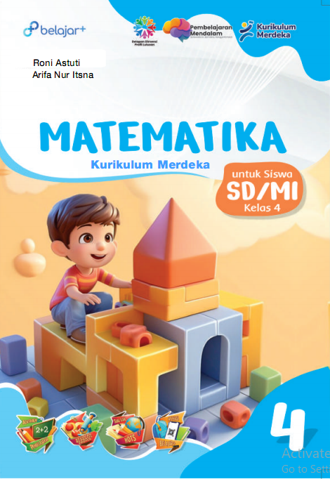 Matematika Kurikulum Merdeka Untuk Siswa SD/MI Kelas IV