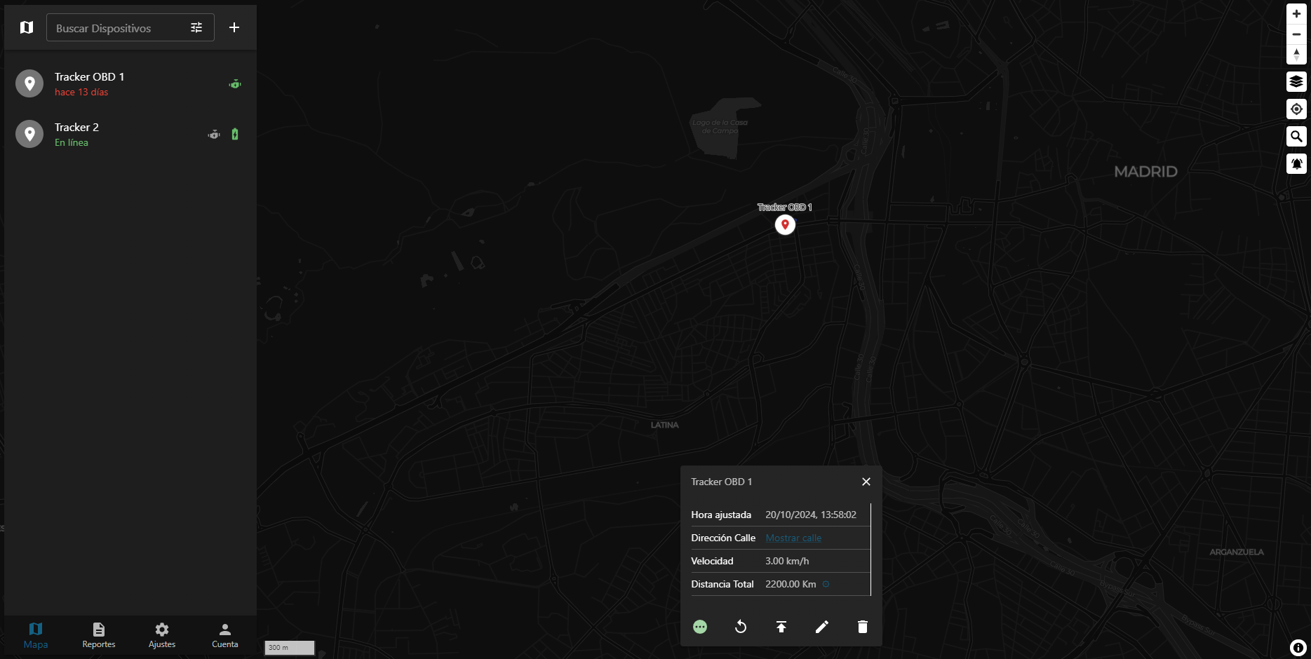 Localizador para coche GPS OBDII
