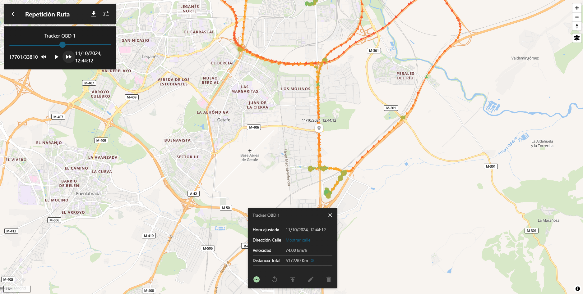 Localizador para coche GPS OBDII