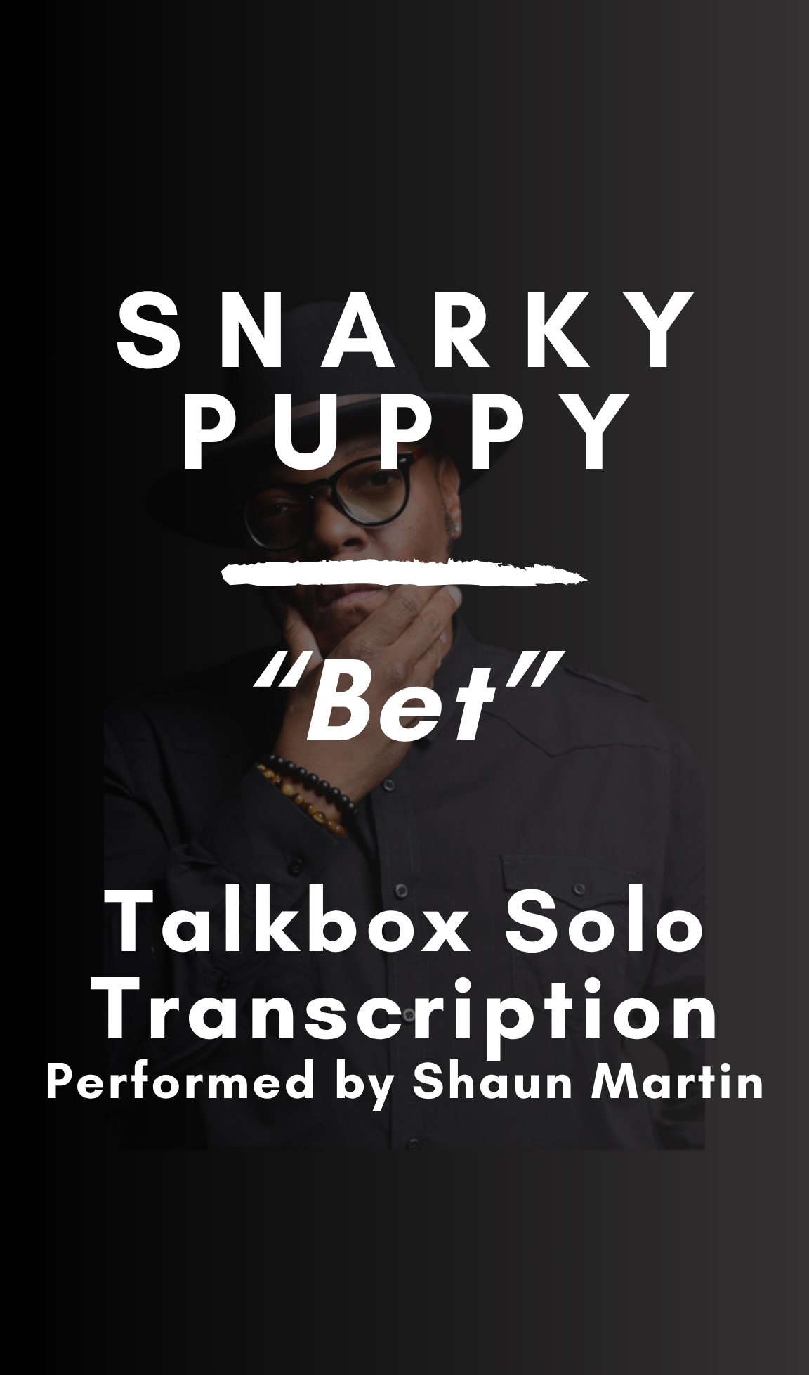 Snarky Puppy - Bet (Synth Solo Transcription) - PDF