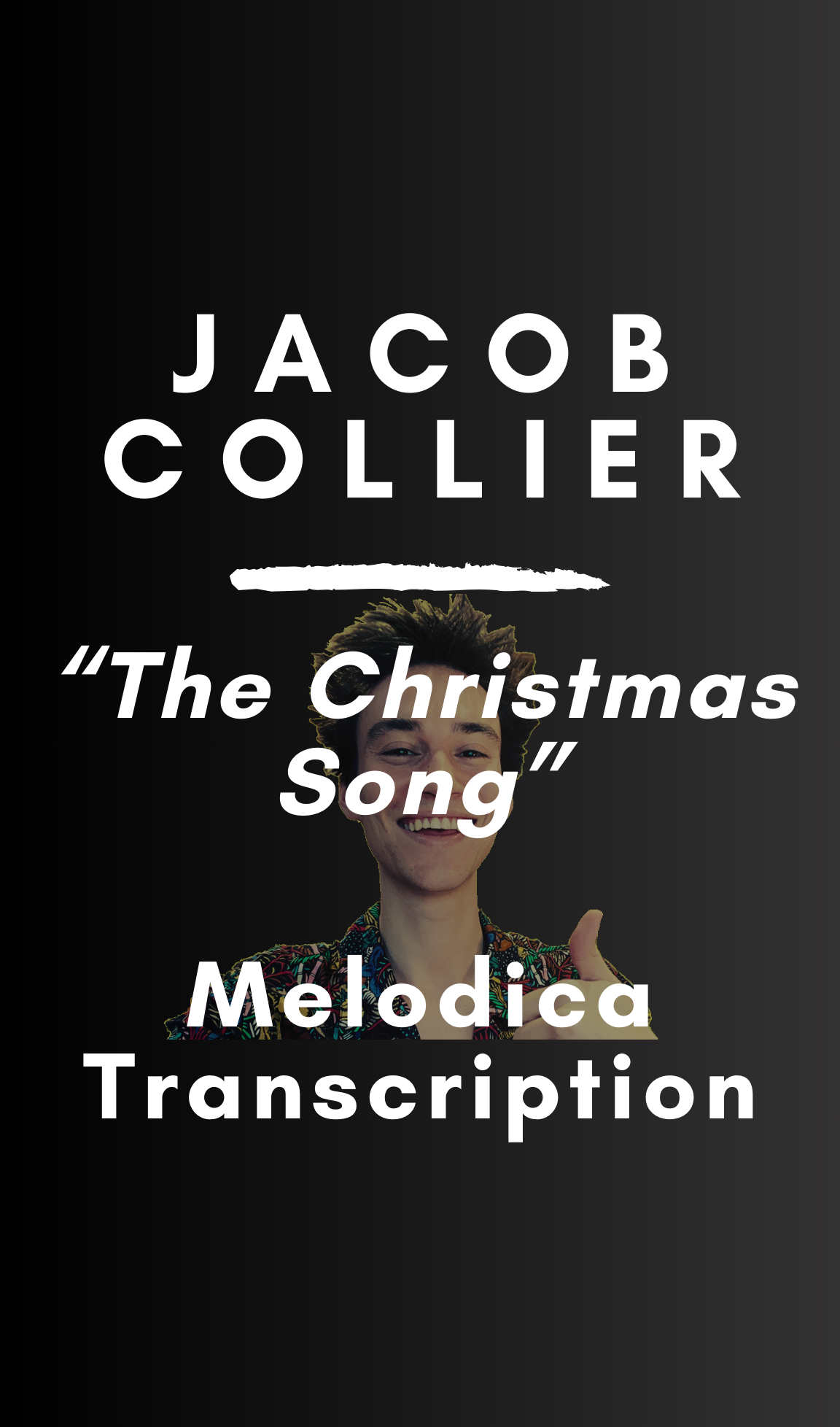 Jacob Collier - The Christmas Song (Melodica Solo Transcription) - PDF